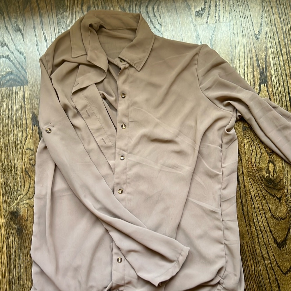 Sheer button down - Picture 1 of 2
